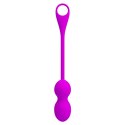 KULKI GEJSZY TRENING MIĘŚNI KEGLA WIBRUJĄCE KULKI PRETTY LOVE - ELVIRA PURPLE- KEGEL BALLS