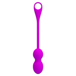 KULKI GEJSZY TRENING MIĘŚNI KEGLA WIBRUJĄCE KULKI PRETTY LOVE - ELVIRA PURPLE- KEGEL BALLS