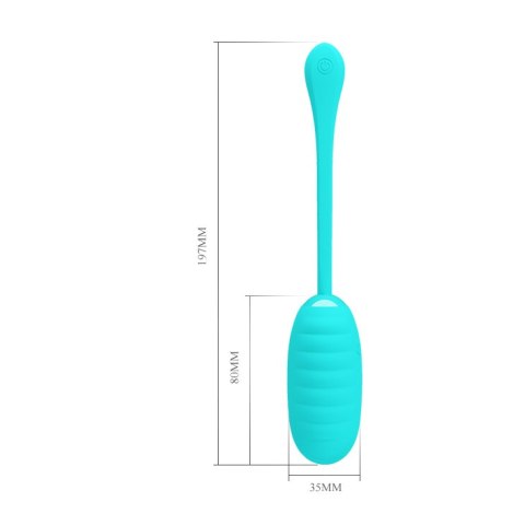 JAJKO STYMULUJĄCE PRETTY LOVE - KIRK EGG BLUE 12 FUNCTION VIBRATIONS JAJKO STYMULUJĄCE PRETTY LOVE - KIRK EGG BLUE 12 FUNCTION VIBRATIONS