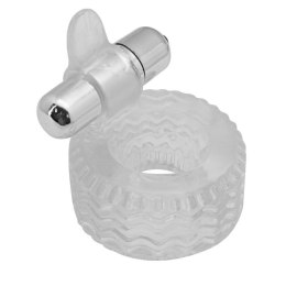 PIERŚCIEŃ EREKCYJNY SEX RING WIBRACJE STYMULATOR ANELLO FALLICO TIMELESS TYRE VIBRING (TRASPARENTE)