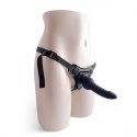 CINTURA REGOLABILE STRAP-ON BLACK CON FALLO REALISTICO