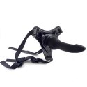 CINTURA REGOLABILE STRAP-ON BLACK CON FALLO REALISTICO