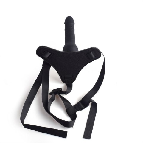 CINTURA REGOLABILE STRAP-ON BLACK CON FALLO REALISTICO CINTURA REGOLABILE STRAP-ON BLACK CON FALLO REALISTICO