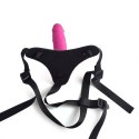 CINTURA REGOLABILE STRAP-ON PINK CON FALLO REALISTICO