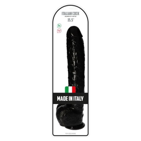 DILDO-ITALIAN COCK 15,5"BLACK DILDO-ITALIAN COCK 15,5"BLACK