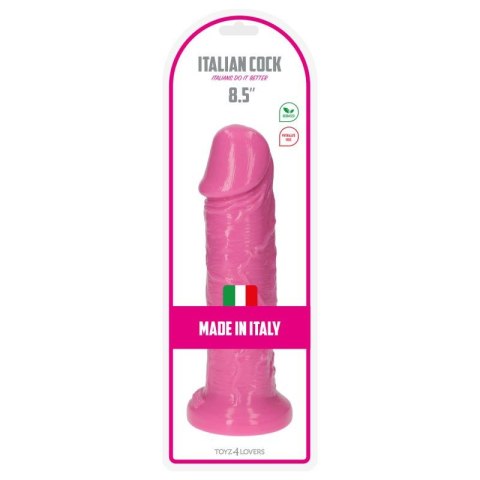 DILDO-ITALIAN COCK 8,5"PINK DILDO-ITALIAN COCK 8,5"PINK