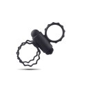 PIERŚCIEŃ EREKCYJNY SEX RING WIBRACJE STYMULATOR DOPPIO ANELLO FALLICO VIBRANTE TOYZ4LOVERS