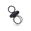 PIERŚCIEŃ EREKCYJNY SEX RING WIBRACJE STYMULATOR DOPPIO ANELLO FALLICO VIBRANTE TOYZ4LOVERS