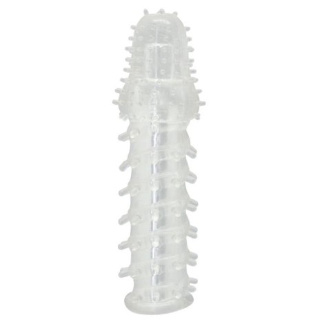 PRZEDŁUŻKA NA PENISA DUŻA GRUBA NAKŁADKA POSZERZA Guaina fallica Timeless Bristled Sleeve