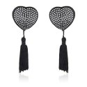 HEART SHINE NIPPLES TASSELS (ARGENTO)