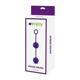 KULKI GEJSZY TRENING MIĘŚNI KEGLA KORALIKI JAJKA PALLINE VAGINALI TOYZ4LOVERS PURPLE
