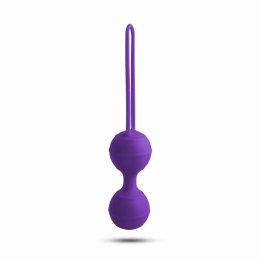 KULKI GEJSZY TRENING MIĘŚNI KEGLA KORALIKI JAJKA Palline vaginali purple soft Toyz4Lovers