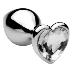 Plug Anale Heart Jewel Plug medium clear