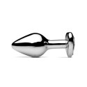 Plug Anale Heart Jewel Plug medium clear