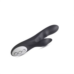 VIBRATORE G-SPOT E STIMOLATORE CLITORIDEO BLACK