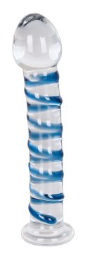 TRWAŁE EKSKLUZYWNE SZKLANE DILDO PENIS POCHWA ANAL ARTS CLAIR BLEU GLASS DILDO