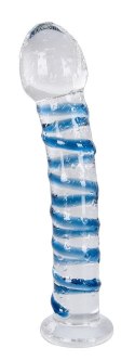 TRWAŁE EKSKLUZYWNE SZKLANE DILDO PENIS POCHWA ANAL ARTS CLAIR BLEU GLASS DILDO
