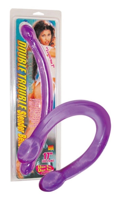 SOLIDNE DILDO PODWÓJNA PENETRACJA WAGINALNO ANALNY DOUBLE DILDO "DOUBLE TROUBLE" SOLIDNE DILDO PODWÓJNA PENETRACJA WAGINALNO ANALNY DOUBLE DILDO "DOUBLE TROUBLE"