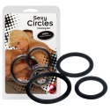 SEXY CIRCLES COCKRING BLACK