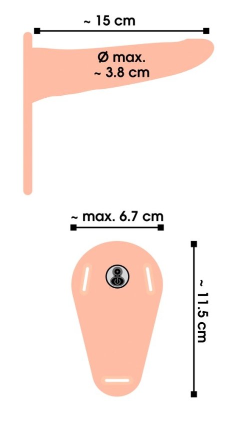 VIBRATING STRAP-ON VIBRATING STRAP-ON