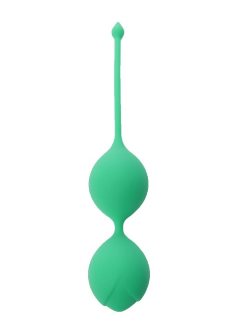KULKI GEJSZY TRENING MIĘŚNI KEGLA KORALIKI JAJKA SILICONE KEGEL BALLS 29MM 60G GREEN - BOSS SERIES KULKI GEJSZY TRENING MIĘŚNI KEGLA KORALIKI JAJKA SILICONE KEGEL BALLS 29MM 60G GREEN - BOSS SERIES
