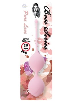 SILICONE KEGEL BALLS 29MM 60G LIGHT PINK - BOSS SERIES