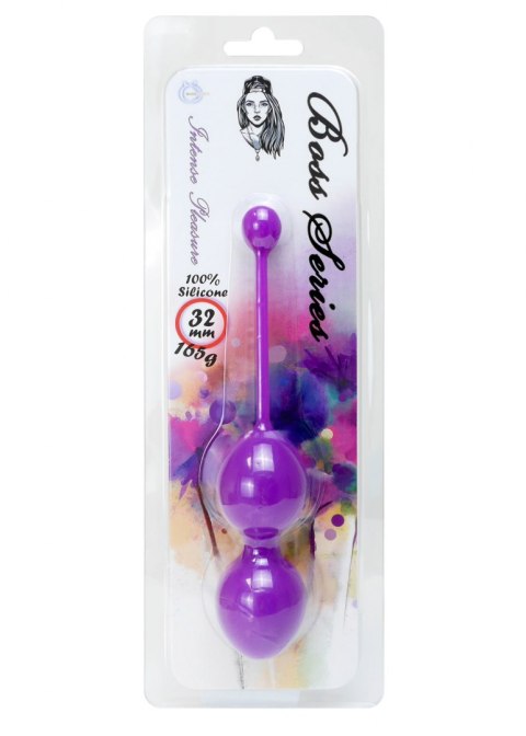 KULKI GEJSZY TRENING MIĘŚNI KEGLA KORALIKI JAJKA SILICONE KEGEL BALLS 32MM 165G PURPLE - BOSS SERIES KULKI GEJSZY TRENING MIĘŚNI KEGLA KORALIKI JAJKA SILICONE KEGEL BALLS 32MM 165G PURPLE - BOSS SERIES