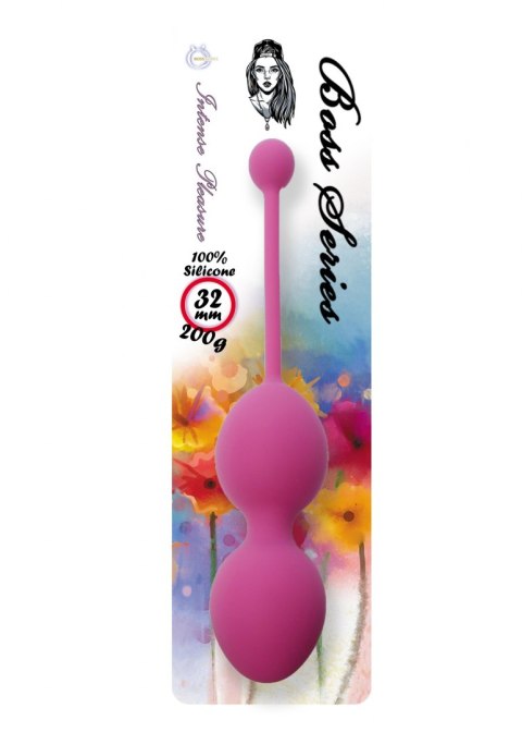 SILICONE KEGEL BALLS 32MM 200G DARK PINK - BOSS SERIES SILICONE KEGEL BALLS 32MM 200G DARK PINK - BOSS SERIES