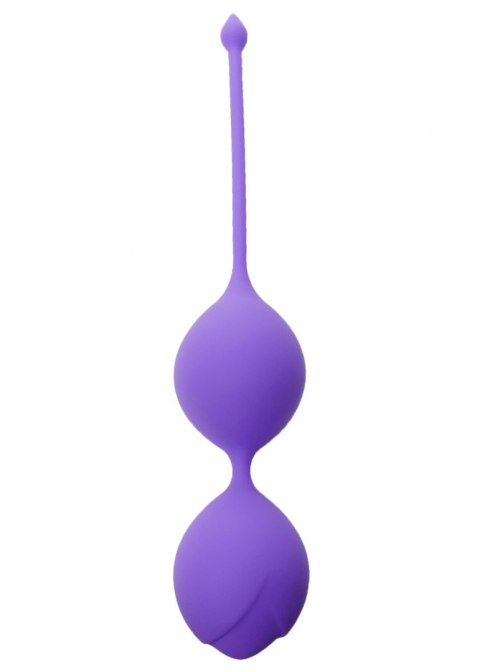 KULKI GEJSZY TRENING MIĘŚNI KEGLA KORALIKI JAJKA SILICONE KEGEL BALLS 36MM 90G PURPLE - BOSS SERIES KULKI GEJSZY TRENING MIĘŚNI KEGLA KORALIKI JAJKA SILICONE KEGEL BALLS 36MM 90G PURPLE - BOSS SERIES