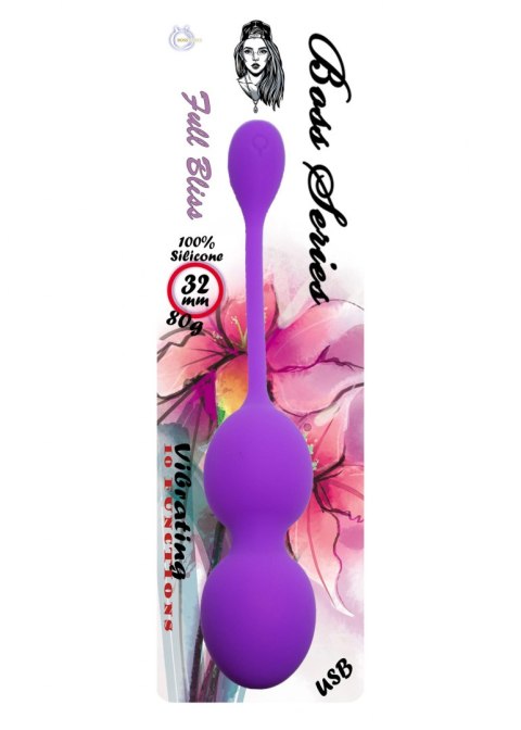 KULKI GEJSZY TRENING MIĘŚNI KEGLA WIBRUJĄCE KULKI VIBRATING KEGEL BALLS 32MM 80G PURPLE 10 FUNCTION USB - BOSS SERIES KULKI GEJSZY TRENING MIĘŚNI KEGLA WIBRUJĄCE KULKI VIBRATING KEGEL BALLS 32MM 80G PURPLE 10 FUNCTION USB - BOSS SERIES