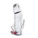 PRZEDŁUŻKA NA PENISA DUŻA GRUBA NAKŁADKA POSZERZA BAILE - PENIS SLEEVE VIBRATING