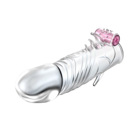 PRZEDŁUŻKA NA PENISA DUŻA GRUBA NAKŁADKA POSZERZA BAILE - PENIS SLEEVE VIBRATING PRZEDŁUŻKA NA PENISA DUŻA GRUBA NAKŁADKA POSZERZA BAILE - PENIS SLEEVE VIBRATING