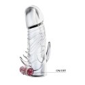 PRZEDŁUŻKA NA PENISA DUŻA GRUBA NAKŁADKA POSZERZA BAILE - PENIS SLEEVE VIBRATING