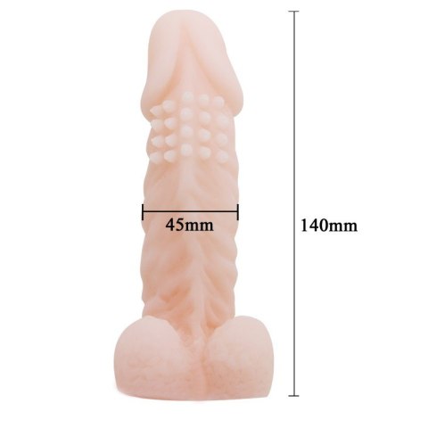 PRZEDŁUŻKA NA PENISA DUŻA GRUBA NAKŁADKA POSZERZA BAILE - WOLFTOOTH SLEEVE PRZEDŁUŻKA NA PENISA DUŻA GRUBA NAKŁADKA POSZERZA BAILE - WOLFTOOTH SLEEVE