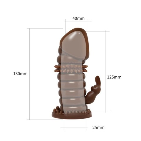 PRZEDŁUŻKA NA PENISA DUŻA GRUBA NAKŁADKA POSZERZA BAILE - Wolftooth Sleeve PRZEDŁUŻKA NA PENISA DUŻA GRUBA NAKŁADKA POSZERZA BAILE - Wolftooth Sleeve