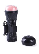 MASTURBATOR SZTUCZNA DUPA I CIPKA POCHWA WIBRACJE MASTURBATOR-VIBRATING VAGINA CYBER SKIN- LATARKA