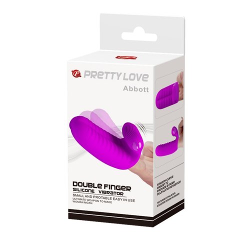 PRZEDŁUŻKA NA PENISA DUŻA GRUBA NAKŁADKA POSZERZA PRETTY LOVE - ABBOTT DOUBLE FINGER SILICONE VIBRATOR PRZEDŁUŻKA NA PENISA DUŻA GRUBA NAKŁADKA POSZERZA PRETTY LOVE - ABBOTT DOUBLE FINGER SILICONE VIBRATOR