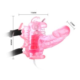 STYMULATOR MASAŻER ŁECHTACZKI MOTYLEK MINI DILDO