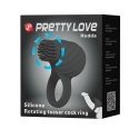 PIERŚCIEŃ EREKCYJNY SEX RING WIBRACJE STYMULATOR PRETTY LOVE - HEDDA ROTATING TEASER COCK RING