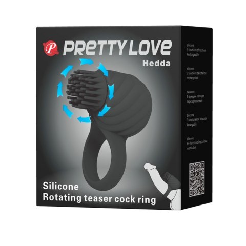 PIERŚCIEŃ EREKCYJNY SEX RING WIBRACJE STYMULATOR PRETTY LOVE - HEDDA ROTATING TEASER COCK RING PIERŚCIEŃ EREKCYJNY SEX RING WIBRACJE STYMULATOR PRETTY LOVE - HEDDA ROTATING TEASER COCK RING