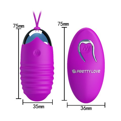 JAJKO STYMULUJĄCE PRETTY LOVE - JESSICA USB 12 functions JAJKO STYMULUJĄCE PRETTY LOVE - JESSICA USB 12 functions