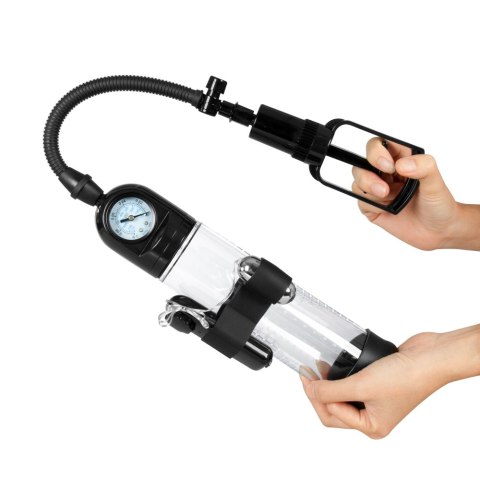 POMPKA POWIĘKSZENIE PENISA -POWERPUMP MASTER VIBRATING - BLACK&CLEAR POMPKA POWIĘKSZENIE PENISA -POWERPUMP MASTER VIBRATING - BLACK&CLEAR