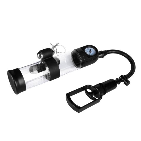 POMPKA POWIĘKSZENIE PENISA -POWERPUMP MASTER VIBRATING - BLACK&CLEAR POMPKA POWIĘKSZENIE PENISA -POWERPUMP MASTER VIBRATING - BLACK&CLEAR