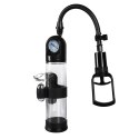 POMPKA POWIĘKSZENIE PENISA -POWERPUMP MASTER VIBRATING - BLACK&CLEAR
