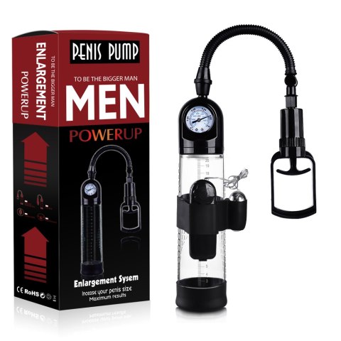 POMPKA POWIĘKSZENIE PENISA -POWERPUMP MASTER VIBRATING - BLACK&CLEAR POMPKA POWIĘKSZENIE PENISA -POWERPUMP MASTER VIBRATING - BLACK&CLEAR