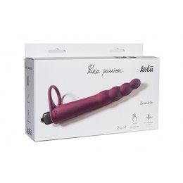 STRAP - ON PURE PASSION BRAMBLE WINE RED
