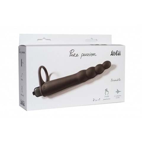 STRAP - ON PURE PASSION BRAMBLE BLACK STRAP - ON PURE PASSION BRAMBLE BLACK