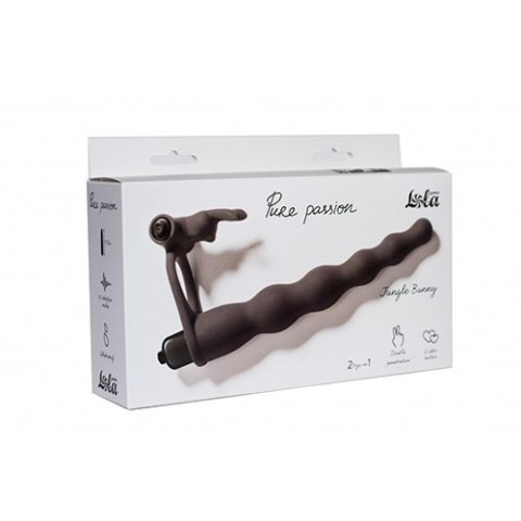 STRAP - ON PURE PASSION JUNGLE BUNNY BLACK STRAP - ON PURE PASSION JUNGLE BUNNY BLACK