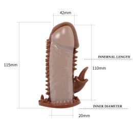 PRZEDŁUŻKA NA PENISA DUŻA GRUBA NAKŁADKA POSZERZA BAILE - Wolftooth Sleeve