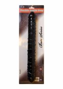 SOLIDNE DILDO PODWÓJNA PENETRACJA WAGINALNO ANALNY DILDO-FLEXIBLE DOUBLE DONG - BLACK